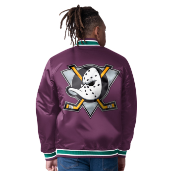 Anaheim Ducks мъжко яке The CLOSER Reversible Varsity Satin