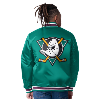 Anaheim Ducks мъжко яке The CLOSER Reversible Varsity Satin