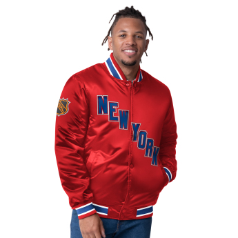 New York Rangers мъжко яке The CLOSER Reversible Varsity Satin