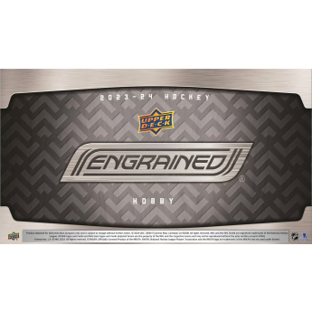 NHL кутии хокей карти NHL 2023-24 Upper Deck Engrained Hockey Hobby Box