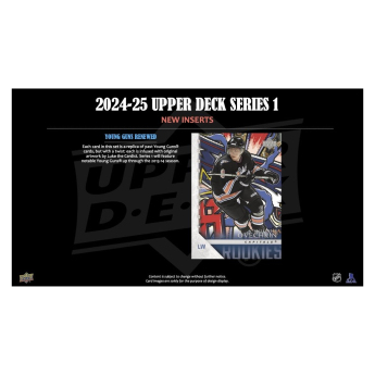 NHL кутии хокей карти NHL 2024-25 Upper Deck Series 1 Tin Box