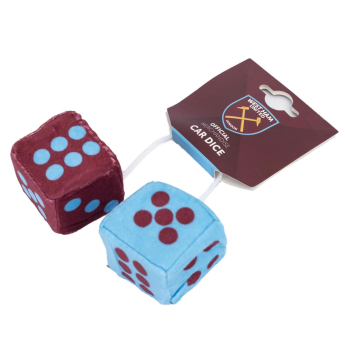 West Ham United кубчета за кола Hanging Dice