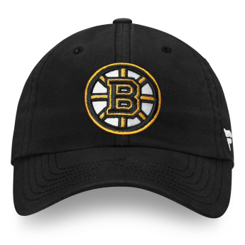 Boston Bruins баскетболна шапка с козирка Core Black Curved Unstructured