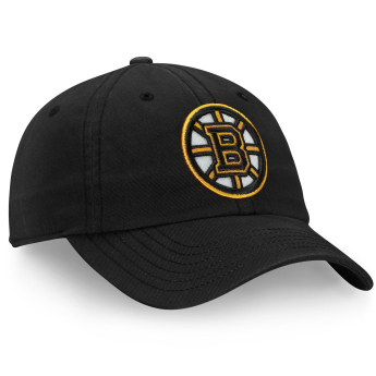 Boston Bruins баскетболна шапка с козирка Core Black Curved Unstructured