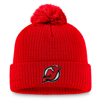 New Jersey Devils зимна шапка A/CAP Beanie Cuff Pom