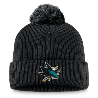 San Jose Sharks зимна шапка A/CAP Beanie Cuff Pom