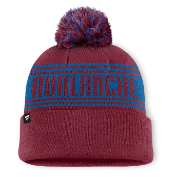 Colorado Avalanche зимна шапка A/CAP Beanie Cuff W/Pom