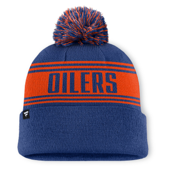 Edmonton Oilers зимна шапка A/CAP Beanie Cuff W/Pom