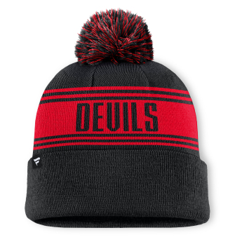 New Jersey Devils зимна шапка A/CAP Beanie Cuff W/Pom