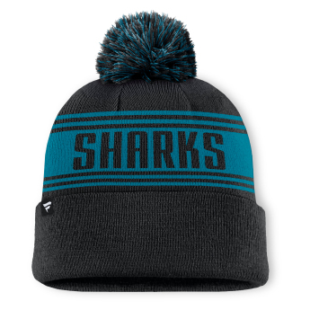 San Jose Sharks зимна шапка A/CAP Beanie Cuff W/Pom