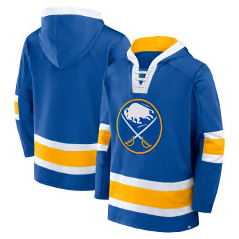 Buffalo Sabres мъжки суитшърт с качулка Mens Laced Hockey