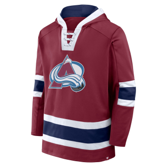 Colorado Avalanche мъжки суитшърт с качулка Mens Laced Hockey