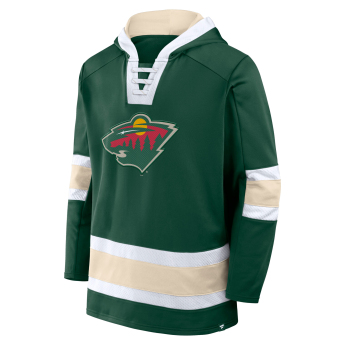 Minnesota Wild мъжки суитшърт с качулка Mens Laced Hockey