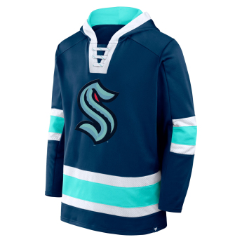 Seattle Kraken мъжки суитшърт с качулка Mens Laced Hockey