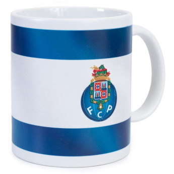 Porto FC халба crest on a blue and white