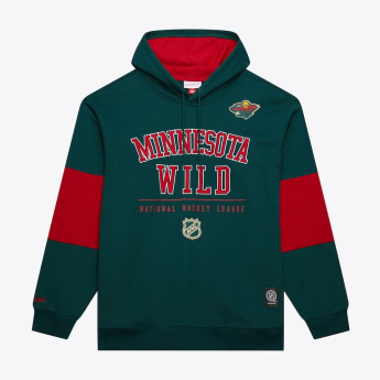 Minnesota Wild мъжки суитшърт с качулка Retro Fleece Current Logo