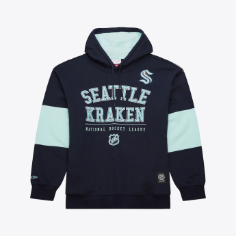 Seattle Kraken мъжки суитшърт с качулка Retro Fleece Current Logo