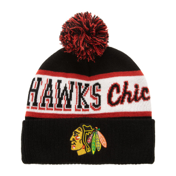 Chicago Blackhawks зимна шапка Block Sweep Pom Knit