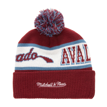 Colorado Avalanche зимна шапка Block Sweep Pom Knit