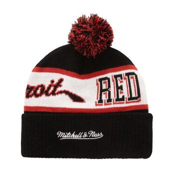Detroit Red Wings зимна шапка Block Sweep Pom Knit