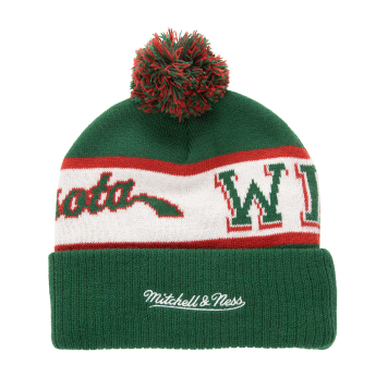 Minnesota Wild зимна шапка Block Sweep Pom Knit