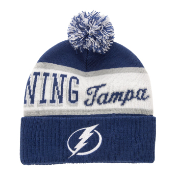 Tampa Bay Lightning зимна шапка Block Sweep Pom Knit