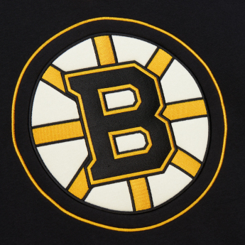 Boston Bruins мъжки суитшърт Heritage Lace-Up Crew Vintage Logo