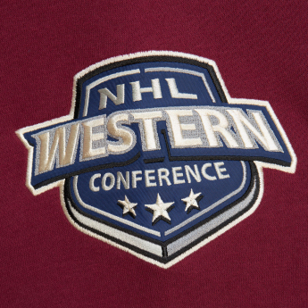 Colorado Avalanche мъжки суитшърт Heritage Lace-Up Crew Vintage Logo