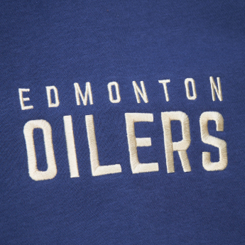 Edmonton Oilers мъжки суитшърт Heritage Lace-Up Crew Vintage Logo