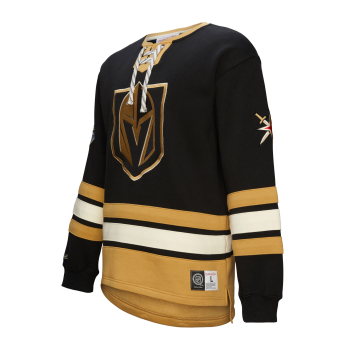 Vegas Golden Knights мъжки суитшърт Heritage Lace-Up Crew Vintage Logo