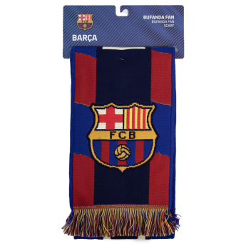 FC Barcelona зимен шал Navy Stripe