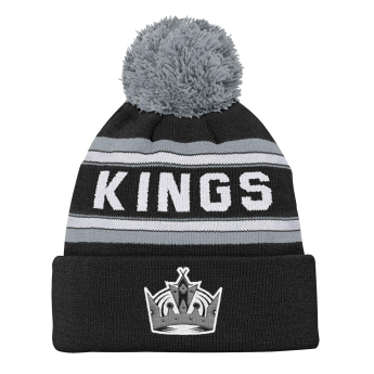 Los Angeles Kings детска зимна шапка wordmark cuffed pom