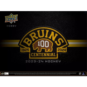 NHL кутии хокей карти NHL 2023-24 Upper Deck Boston Bruins Centennial Hobby Box