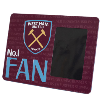 West Ham United рамка за снимка No1 Fan 12cm x 8.5cm