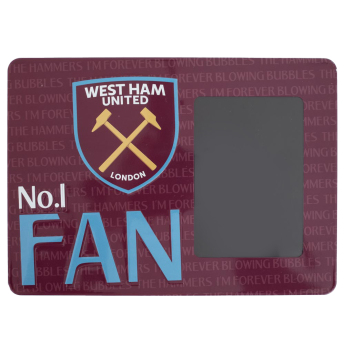 West Ham United рамка за снимка No1 Fan 12cm x 8.5cm