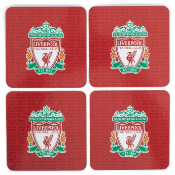 Liverpool FC подложки за чаши 4pk Cork