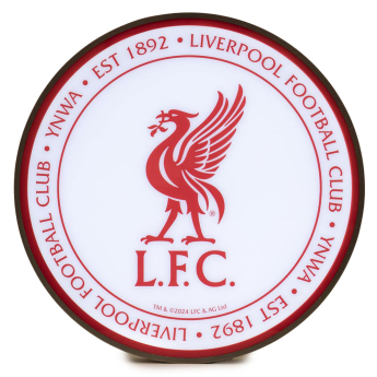 Liverpool FC LED табела 12 Inch Wall Light