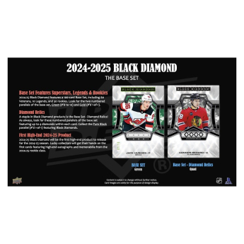 NHL кутии хокей карти NHL 2024-25 Upper Deck Black Diamond Hockey Hobby Box