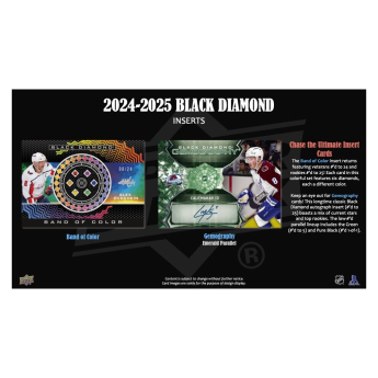 NHL кутии хокей карти NHL 2024-25 Upper Deck Black Diamond Hockey Hobby Box