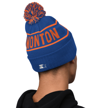 Edmonton Oilers зимна шапка Blizzard Pom Beanie