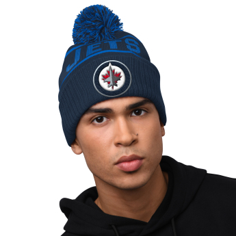 Winnipeg Jets зимна шапка Blizzard Pom Beanie
