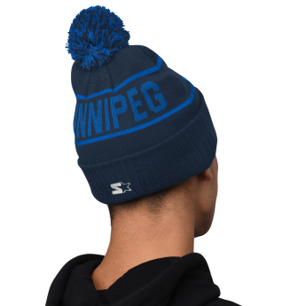 Winnipeg Jets зимна шапка Blizzard Pom Beanie