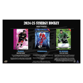 NHL кутии хокей карти NHL 2024-25 Upper Deck Synergy Hobby Box