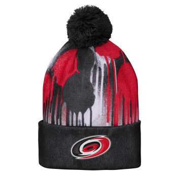 Carolina Hurricanes детска зимна шапка Paint Splatter Cuffed