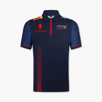 Red Bull Racing мъжка поло тениска Max Verstappen official navy F1 Team 2023