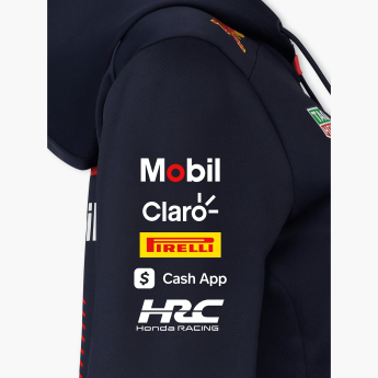 Red Bull Racing дамски суитшърт с качулка Full Zip  official navy F1 Team 2023