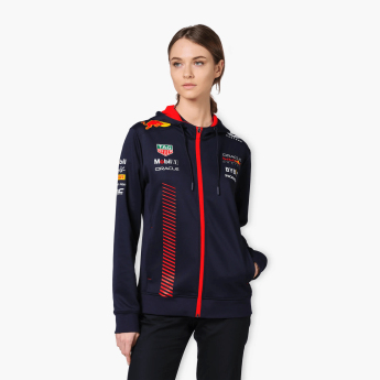 Red Bull Racing дамски суитшърт с качулка Full Zip  official navy F1 Team 2023