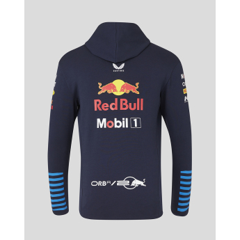 Red Bull Racing мъжки суитшърт с качулка Official Full zip navy F1 Team 2024