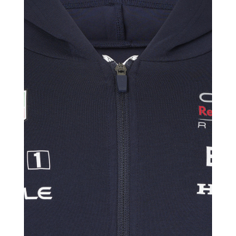 Red Bull Racing мъжки суитшърт с качулка Official Full zip navy F1 Team 2024