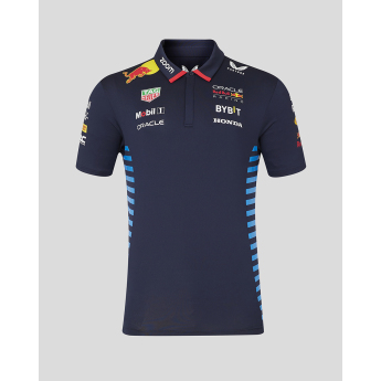 Red Bull Racing мъжка поло тениска official navy F1 Team 2024